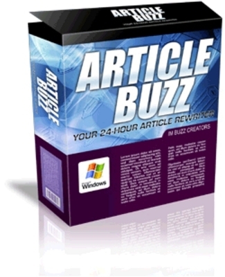 Product picture Article Buzz Rewriter & Unique Content Creator with MRR