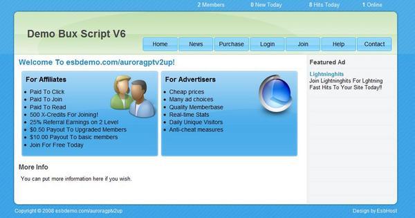 Product picture Bux To Clone PHP Script - Your Own Paid To Click (PTC) 